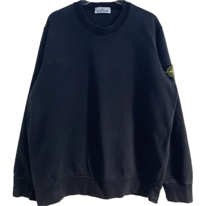 [BUNJANG] Stone Island XXL Black Crewneck Sweatshirt / [XXL] 스톤 아일랜드 와펜 맨투맨