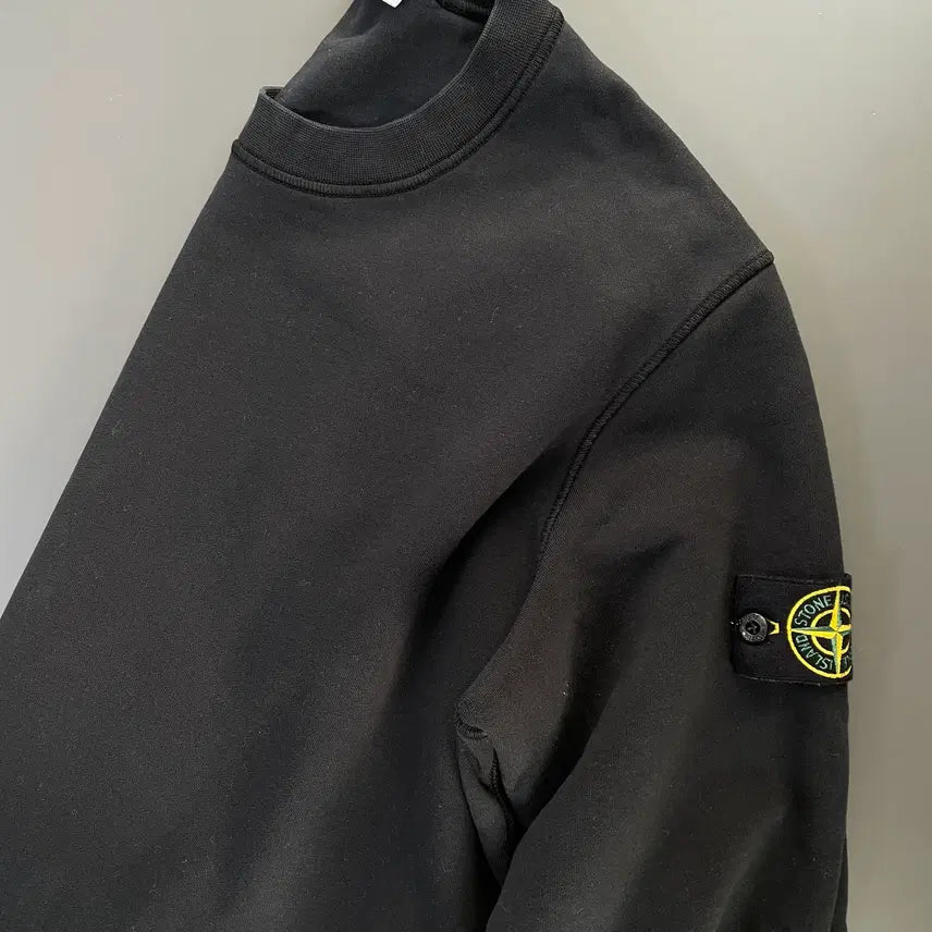 [BUNJANG] Stone Island XXL Black Crewneck Sweatshirt / [XXL] 스톤 아일랜드 와펜 맨투맨