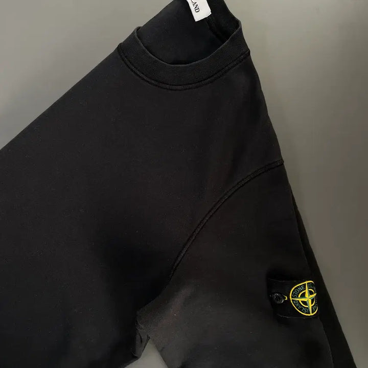 [BUNJANG] Stone Island XXL Black Crewneck Sweatshirt / [XXL] 스톤 아일랜드 와펜 맨투맨