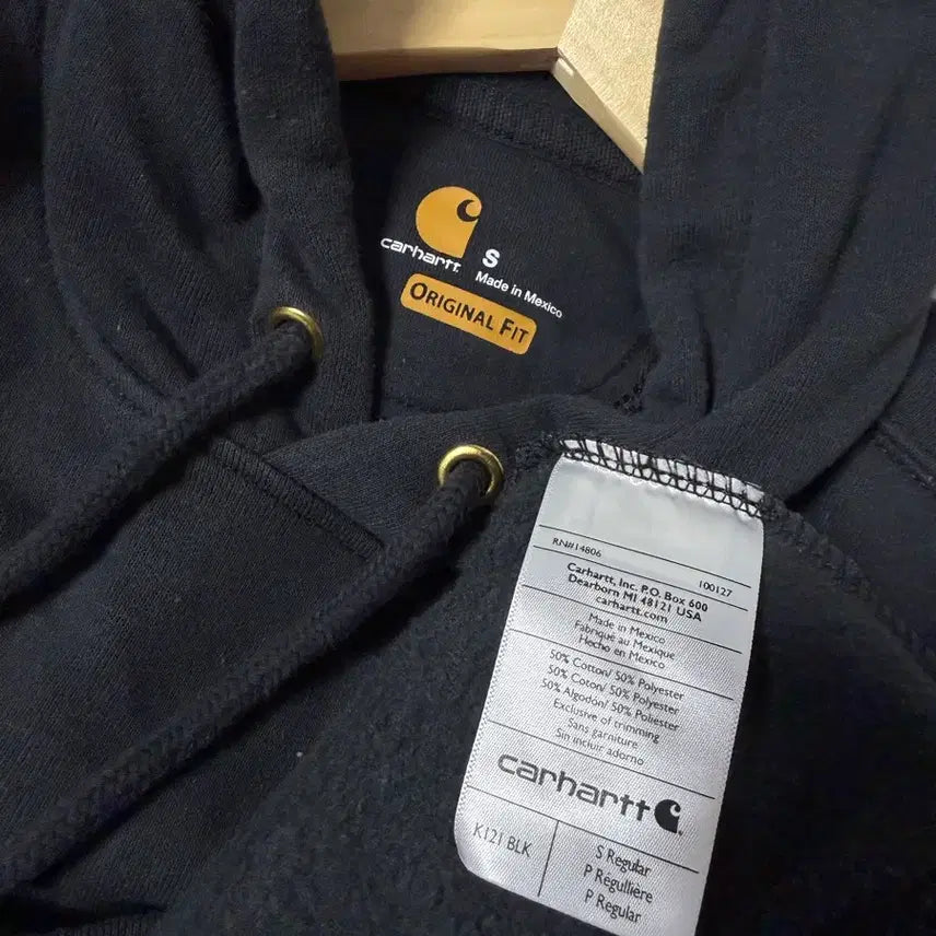 [BUNJANG] Carhartt K121 Black Hoodie Shirt / Carhartt 칼하트 K121 블랙 후드 셔츠 S 사이즈 세일 중입니다