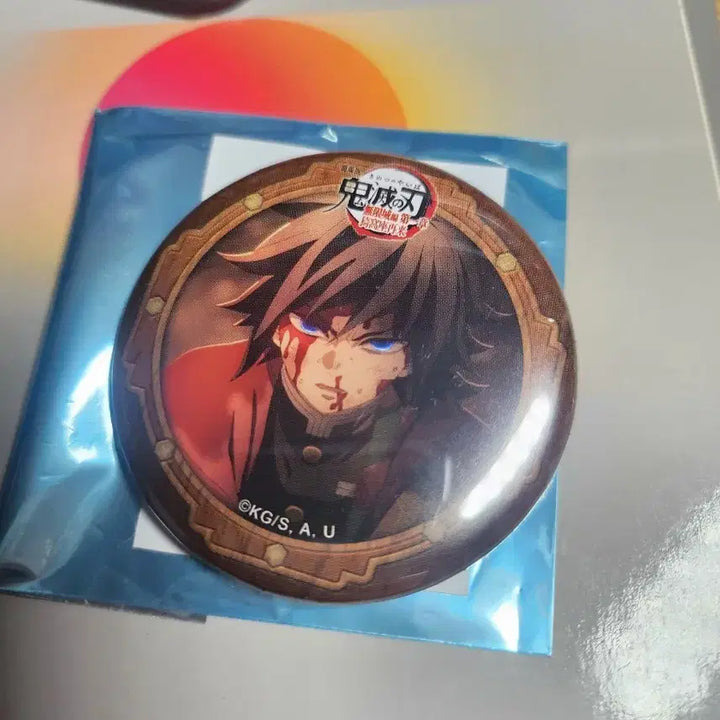 [BUNJANG] Kimetsu no Yaiba Giyu 57mm Can Badge / 유포테이블 57mm 기유 캔뱃지 판매합니다