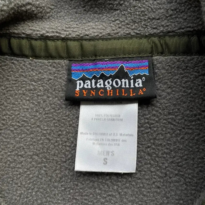 [BUNJANG] Patagonia Synchilla Gray Green Fleece Jacket / 파타고니아 신칠라 그레이 그린 플리스 patagonia