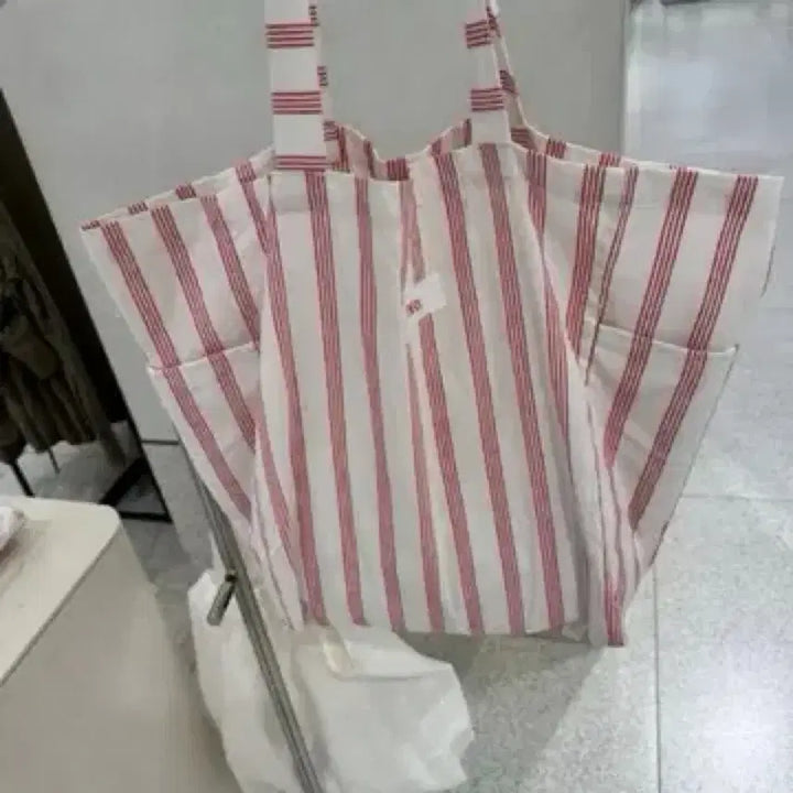 [BUNJANG] Zara Striped Reusable Eco Bag / (구매) 자라 스트라이프 리유저블 에코백