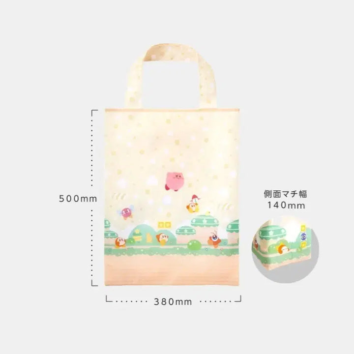 [BUNJANG] Kirby Wrapping Eco Bag Tote Bag Pink / 별의 커비 랩핑 에코백/장바구니/토트백/핑크/분홍/웨이들 디/공/꿈