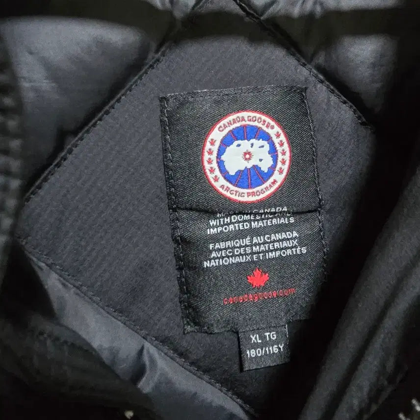 [BUNJANG] Canada Goose Lodge Padded Jacket / [XL] 캐나다구스 롯지 논후드 블랙 패딩