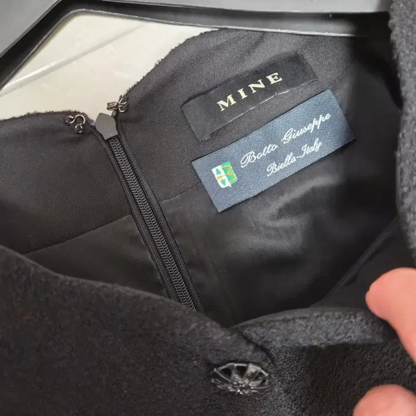 [BUNJANG] MIND Tweed Scallop Dress Black 55 Size / 한섬 마인  트위드 스캘럽 원피스 블랙 55사이즈. 백화점 메인상품