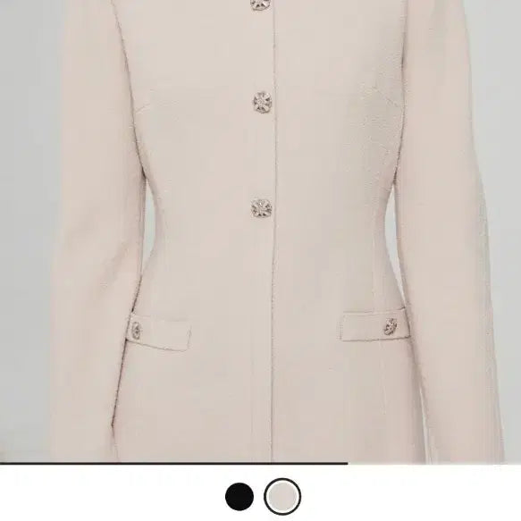 [BUNJANG] MIND Tweed Scallop Dress Black 55 Size / 한섬 마인  트위드 스캘럽 원피스 블랙 55사이즈. 백화점 메인상품