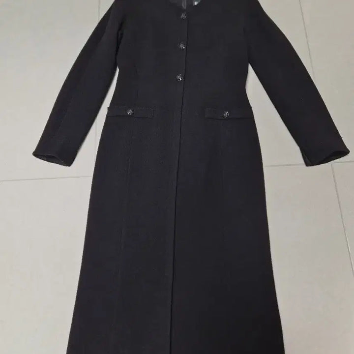 [BUNJANG] MIND Tweed Scallop Dress Black 55 Size / 한섬 마인  트위드 스캘럽 원피스 블랙 55사이즈. 백화점 메인상품