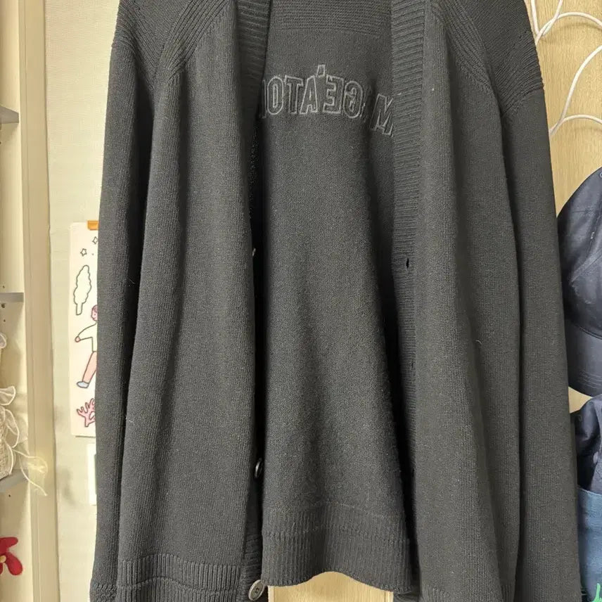 [BUNJANG] Jun Ji 20FW Wool Cardigan / 준지20fw 블랙 울 가디건