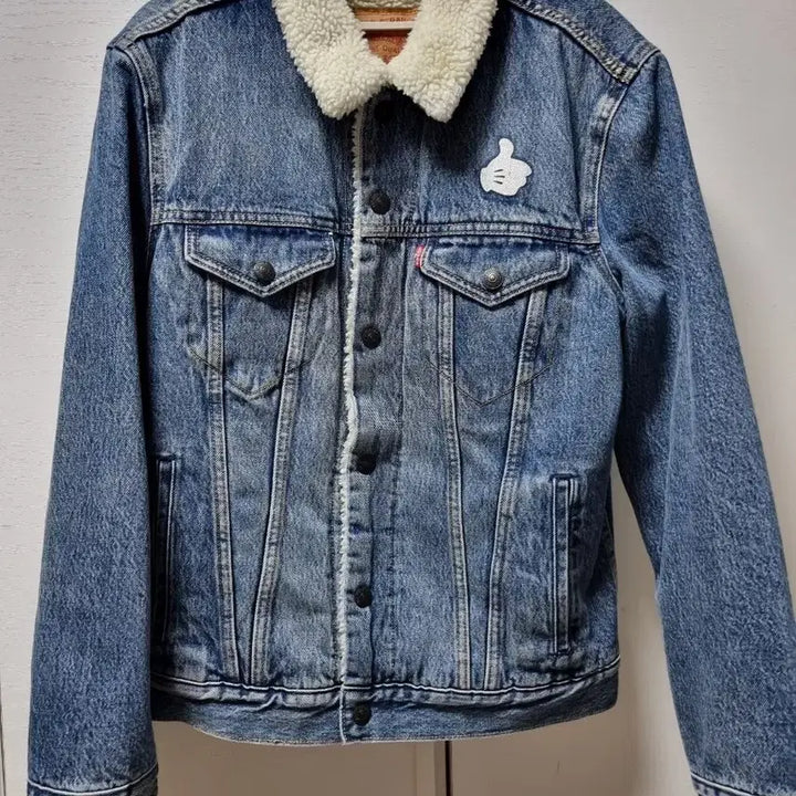 [SOLD OUT] 리바이스x미키마우스 쉐르파 트러커 자켓 S