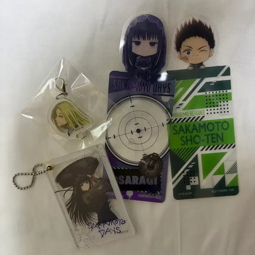 [BUNJANG] Sakamoto Days Osaragi &amp; Shinba Acrylic Keyring / 사카모토데이 오사라기, 시시바