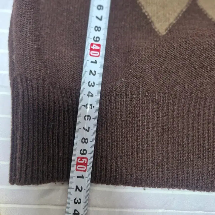 [BUNJANG] On&amp;On Brown Wool Vest / 온앤온 브라운 모직조끼 01