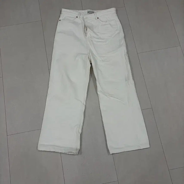 [BUNJANG] RECTO Cream Denim Pants / 렉토 크림진 m