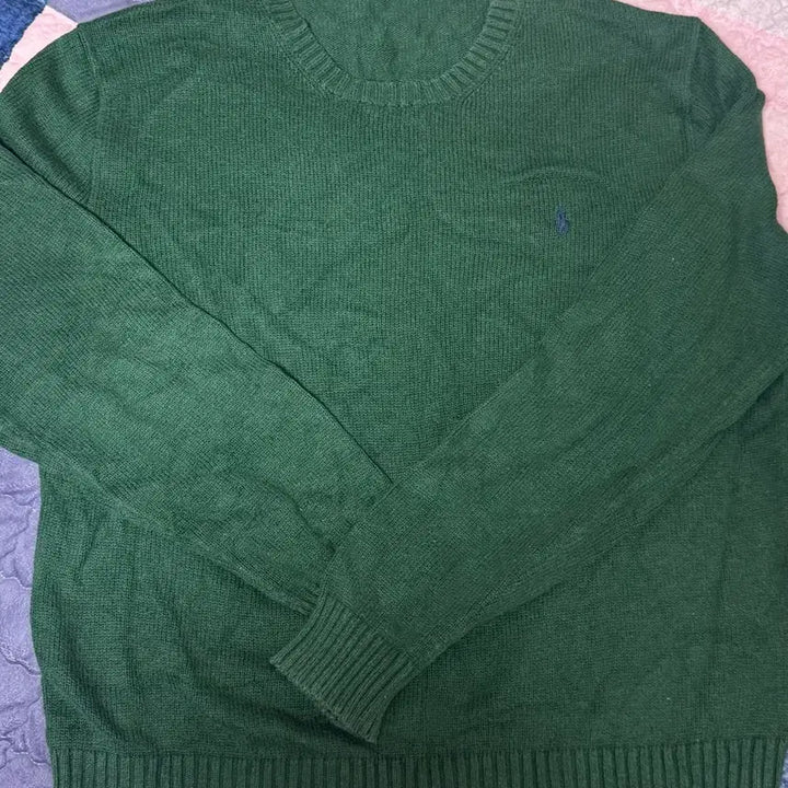 [BUNJANG] Polo Ralph Lauren Green Knit Sweater / 폴로 랄프로렌 그린 니트 L