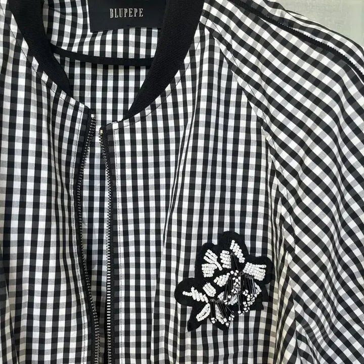 [BUNJANG] Blue Peper Check Pattern Jacket / 블루페페 체크 야상 M 66