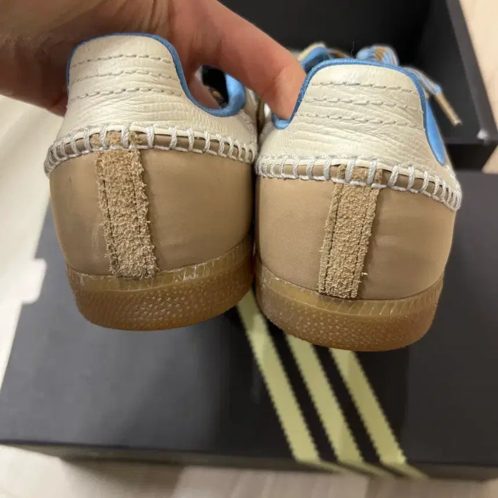 [BUNJANG] Adidas x Wales Bonner Samba Wonder White Cha Jung Won / 아디다스 x 웨일스 보너 삼바 서플라이어 컬러 원더 화이트 차정원