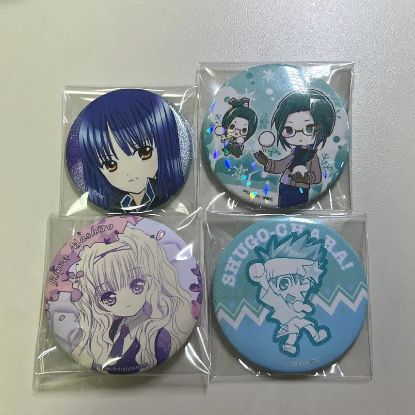 [BUNJANG] Character Change Can Badge / 택포) 캐캐체 / 캐릭캐릭 체인지 캔뱃지 4개 일괄