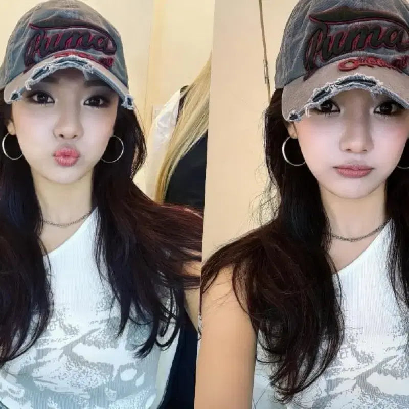 [BUNJANG] K.OD Ningning Lip Cutout Top / k.od 케이오드 립컷아웃탑 에스파 닝닝 착용 y2k