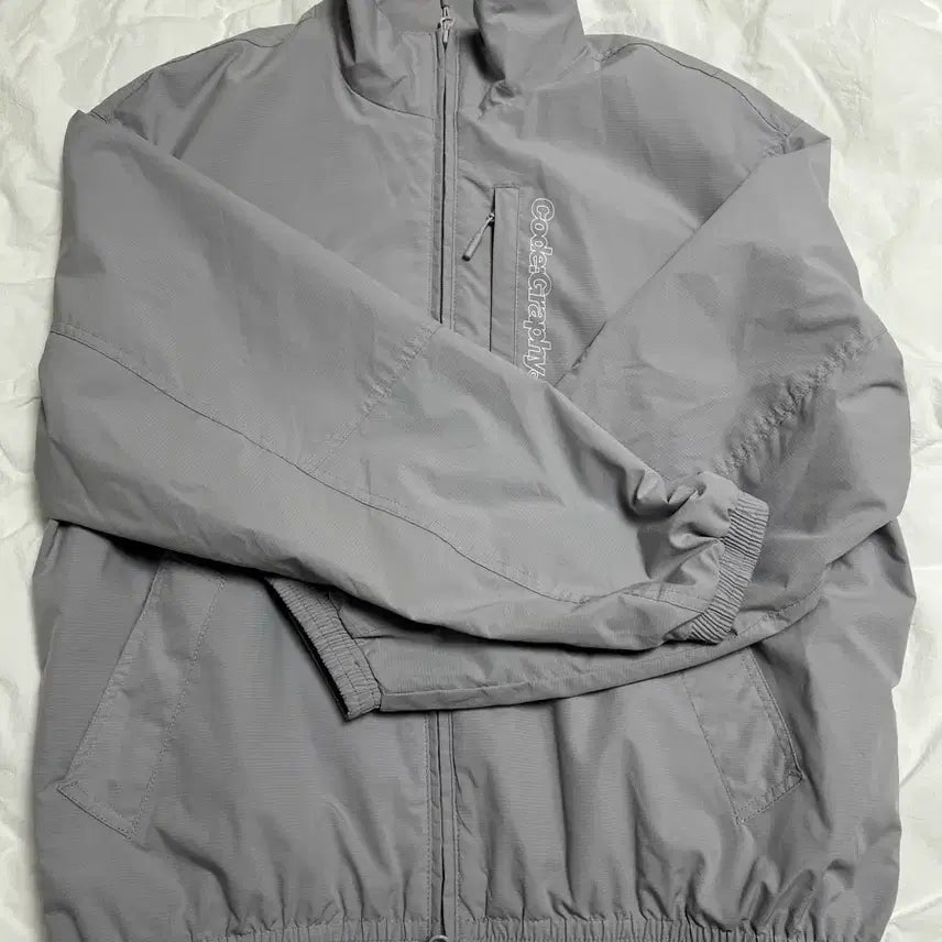 [BUNJANG] Windbreaker L (100) / 그레이 바람막이 L(100) (상태좋음)