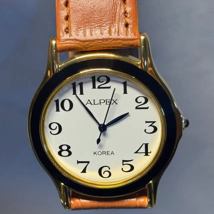 [BUNJANG] ALPEX Anam Gold Plated Quartz Wristwatch / 알펙스 ALPEX 아남 금장 쿼츠 손목시계