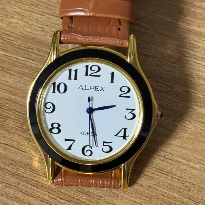 [BUNJANG] ALPEX Anam Gold Plated Quartz Wristwatch / 알펙스 ALPEX 아남 금장 쿼츠 손목시계