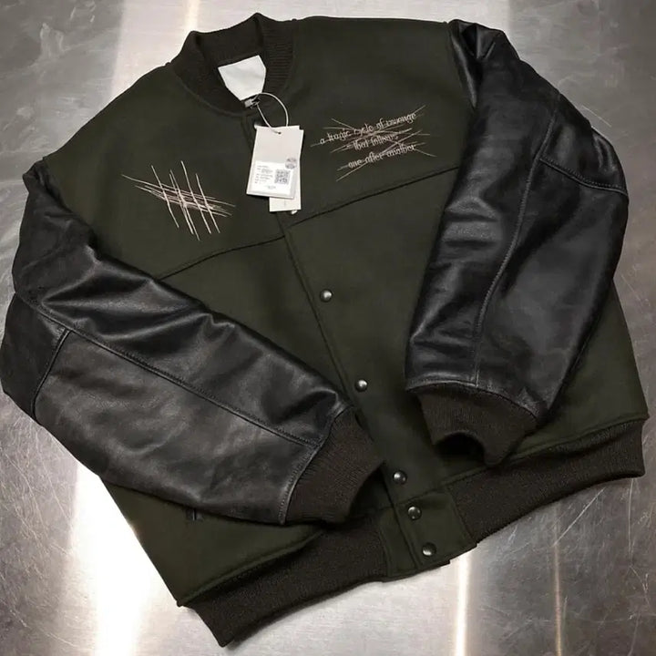 [BUNJANG] Under My Car Oldboy Varsity Jacket / [2] 언더마이카 올드보이 바시티자켓