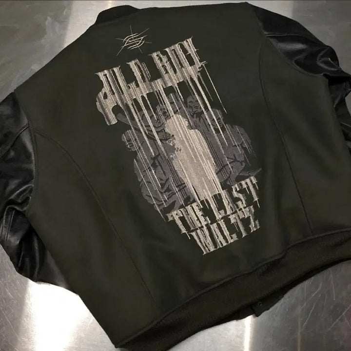 [BUNJANG] Under My Car Oldboy Varsity Jacket / [2] 언더마이카 올드보이 바시티자켓