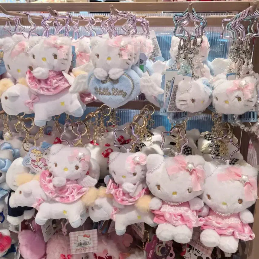 [BUNJANG] Miniso Hello Kitty Star Pearl Ribbon Keychain / MINISO HELLOKITTY러블리스트랩 헬로키티별진주리본키링