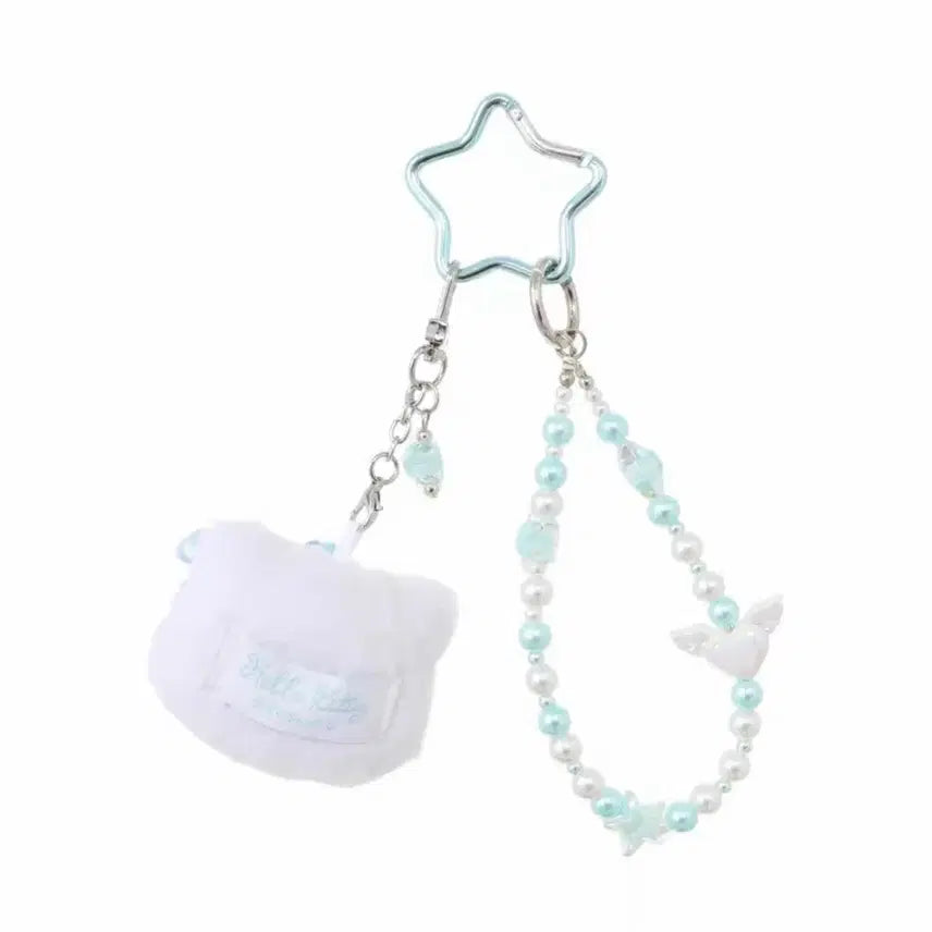 [BUNJANG] Miniso Hello Kitty Star Pearl Ribbon Keychain / MINISO HELLOKITTY러블리스트랩 헬로키티별진주리본키링