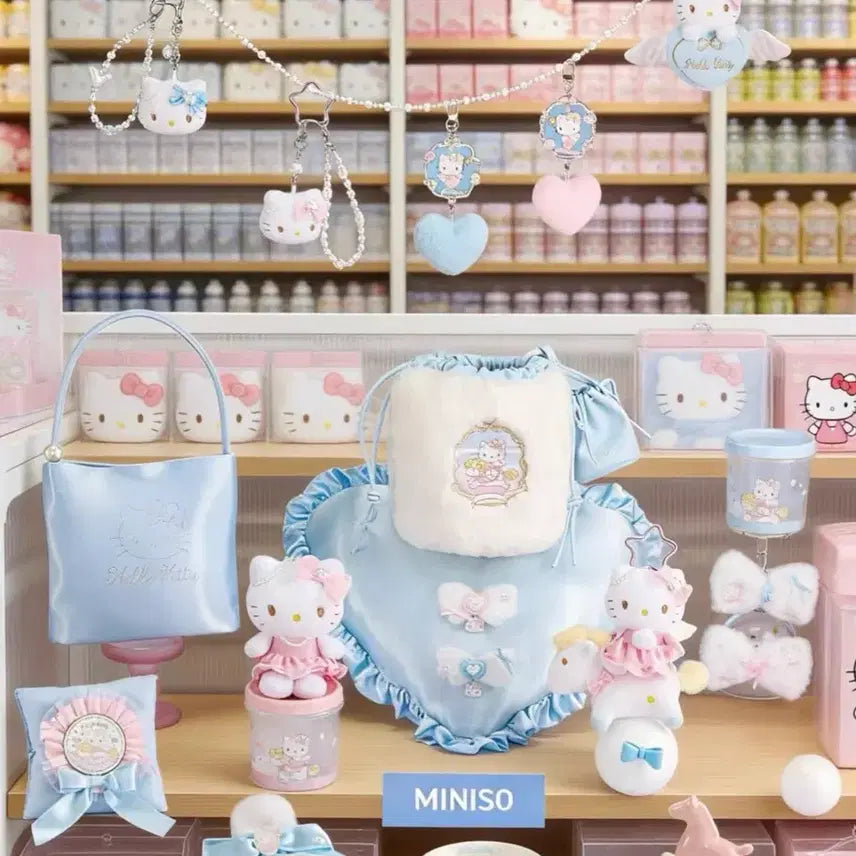 [BUNJANG] Miniso Hello Kitty Star Pearl Ribbon Keychain / MINISO HELLOKITTY러블리스트랩 헬로키티별진주리본키링