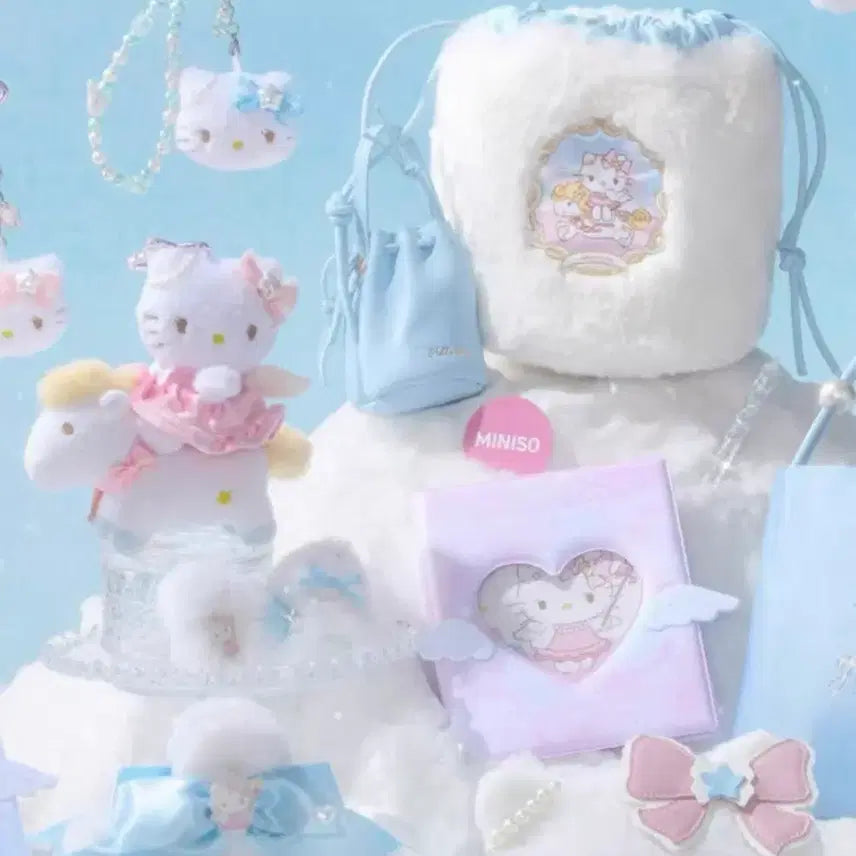 [BUNJANG] Miniso Hello Kitty Star Pearl Ribbon Keychain / MINISO HELLOKITTY러블리스트랩 헬로키티별진주리본키링