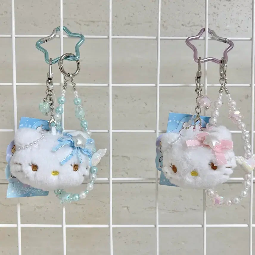 [BUNJANG] Miniso Hello Kitty Star Pearl Ribbon Keychain / MINISO HELLOKITTY러블리스트랩 헬로키티별진주리본키링