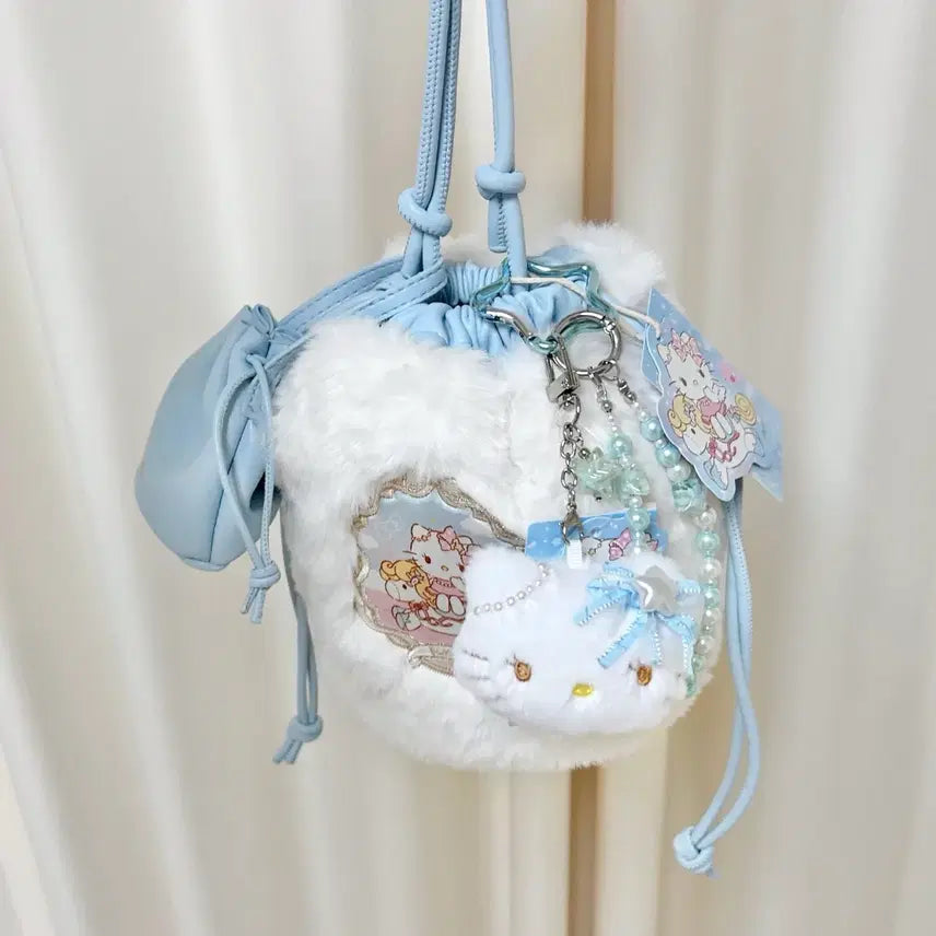 [BUNJANG] Miniso Hello Kitty Star Pearl Ribbon Keychain / MINISO HELLOKITTY러블리스트랩 헬로키티별진주리본키링