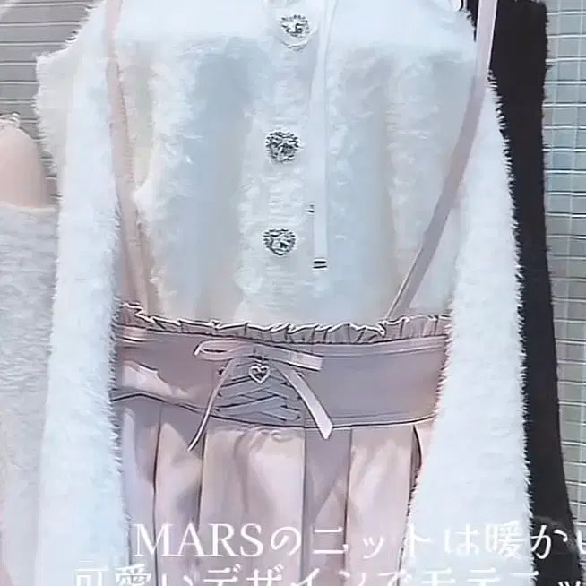 [BUNJANG] MA*RS Off-Shoulder Knit Sweater / 정품 마즈 오프숄더 니트