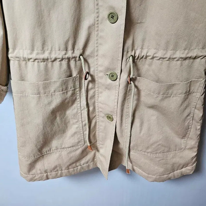 [BUNJANG] Brunch Boucle Collar Jumper (Beige) / 브런치 부클 카라 점퍼 (베이지)