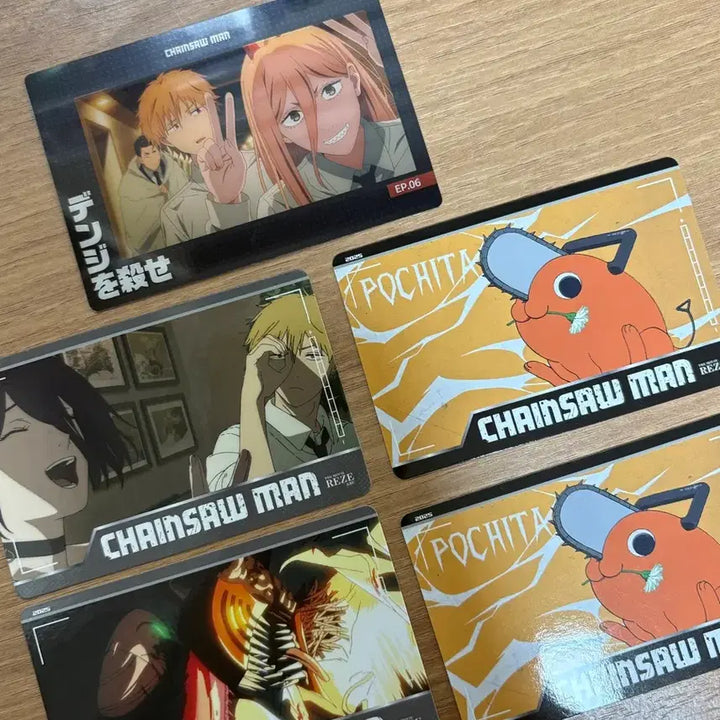 [BUNJANG] Chainsaw Man Bundle Set Card / 체인소맨 지류 카드 일괄 덴지 파워 레제 포치타