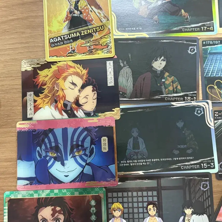 [BUNJANG] Demon Slayer Bundle Set Card / 귀멸의칼날 카드 일괄 귀칼 지류 아카자 렌고쿠 무이치로 젠이츠 기유
