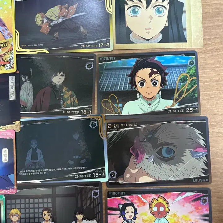 [BUNJANG] Demon Slayer Bundle Set Card / 귀멸의칼날 카드 일괄 귀칼 지류 아카자 렌고쿠 무이치로 젠이츠 기유