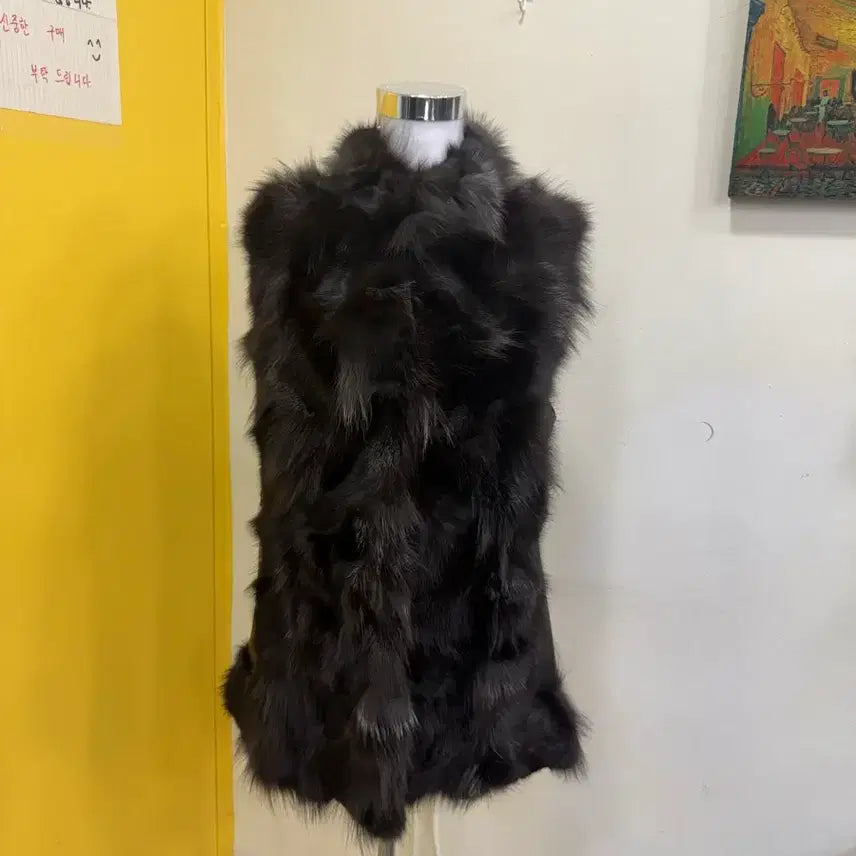 [BUNJANG] Real Fox Fur Vest - Luxury Winter Item / 리얼 폭스퍼 퍼베스트 / 고급모피 / 77사이즈 / 겨울명품템
