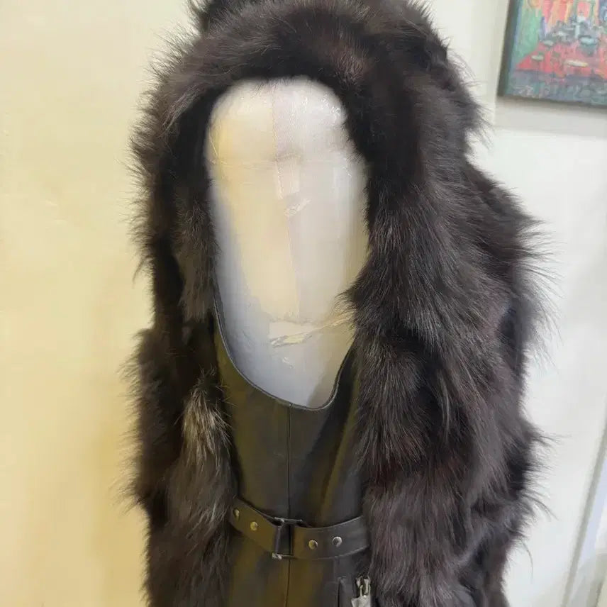 [BUNJANG] Real Fox Fur Vest - Luxury Winter Item / 리얼 폭스퍼 퍼베스트 / 고급모피 / 77사이즈 / 겨울명품템