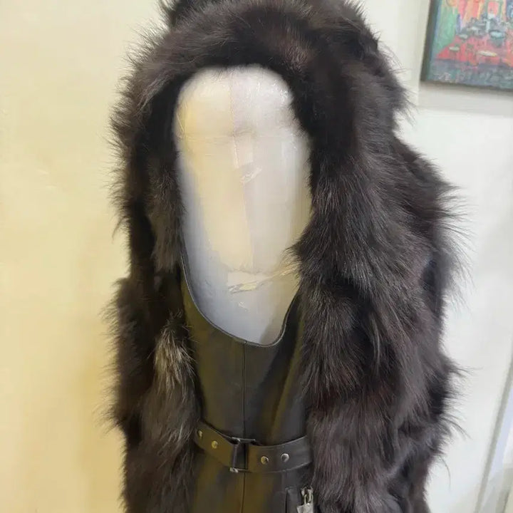 [BUNJANG] Real Fox Fur Vest - Luxury Winter Item / 리얼 폭스퍼 퍼베스트 / 고급모피 / 77사이즈 / 겨울명품템