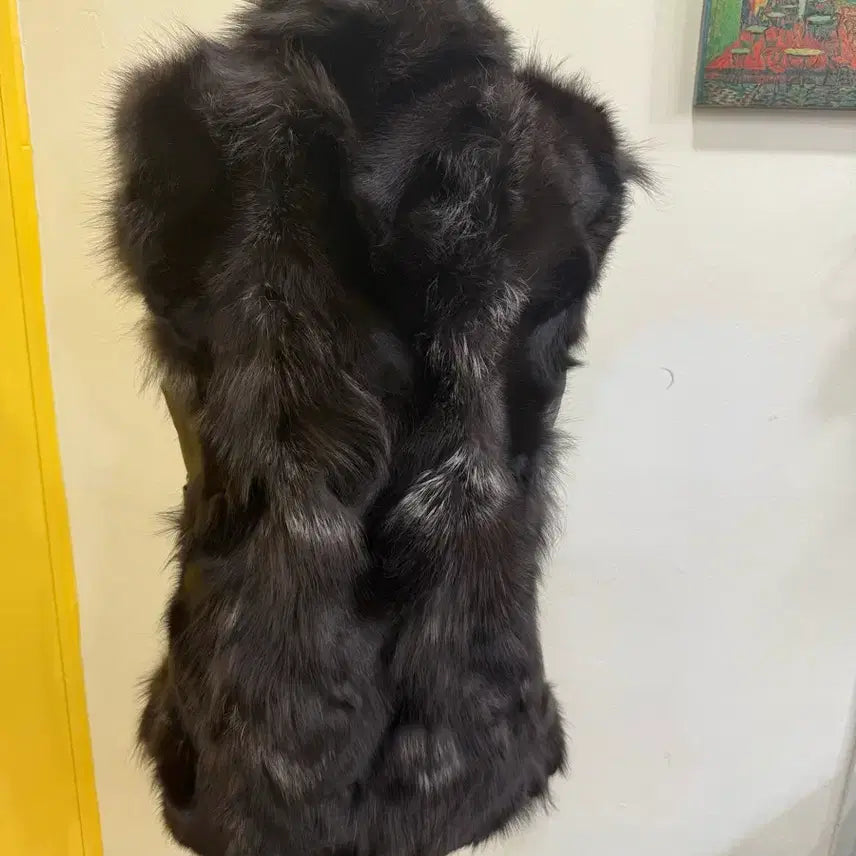 [BUNJANG] Real Fox Fur Vest - Luxury Winter Item / 리얼 폭스퍼 퍼베스트 / 고급모피 / 77사이즈 / 겨울명품템