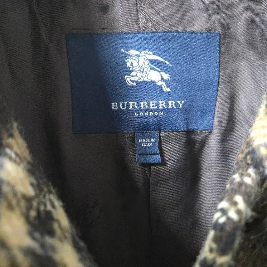 [BUNJANG] Burberry Wool Coat UK8 (55) / 버버리 체크 100% 울코트 UK8 (55)