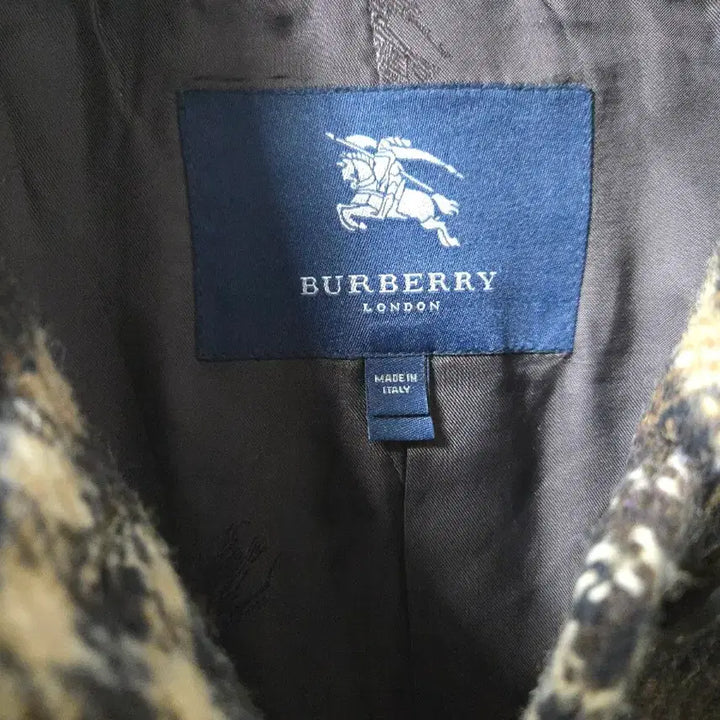 [BUNJANG] Burberry Wool Coat UK8 (55) / 버버리 체크 100% 울코트 UK8 (55)