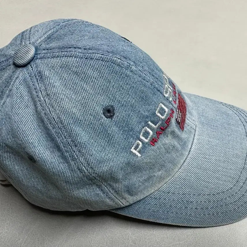 [BUNJANG] Polo Ralph Lauren Denim Cap / 폴로 스포츠 데님 캡