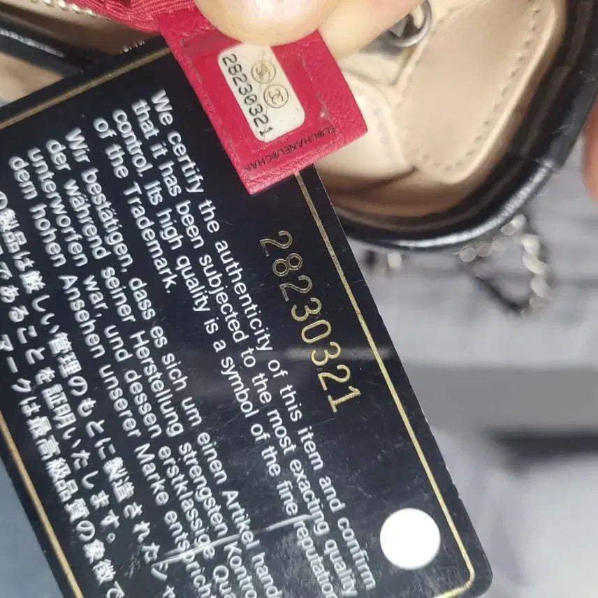 [BUNJANG] Gabrielle Hobo Bag Beige Black Chain / 샤넬 가브리엘 호보백 베이지 블랙 체인