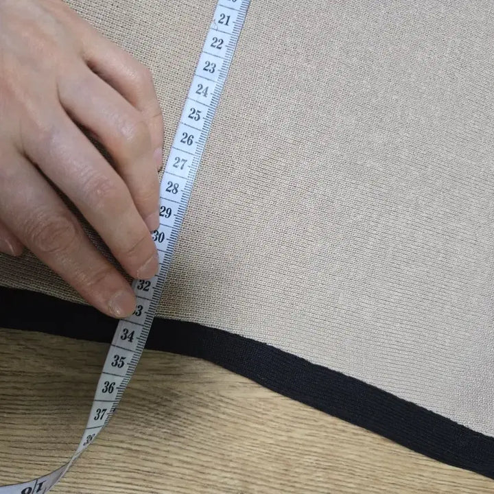 [BUNJANG] Beige and Black Color Block Knit Long Dress / 베이지+블랙  배색  니트 롱원피스