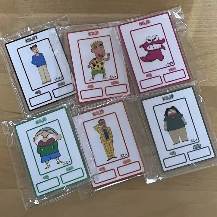 [BUNJANG] Crayon Shin-chan Popping Candy Name Tag Bundle Set / 짱구 팝핑캔디 명찰 일괄