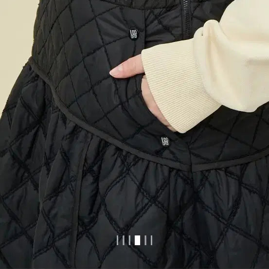 [BUNJANG] O'zseconn Quilted Long Skirt / 오즈세컨 패딩 퀼팅 스커트 55