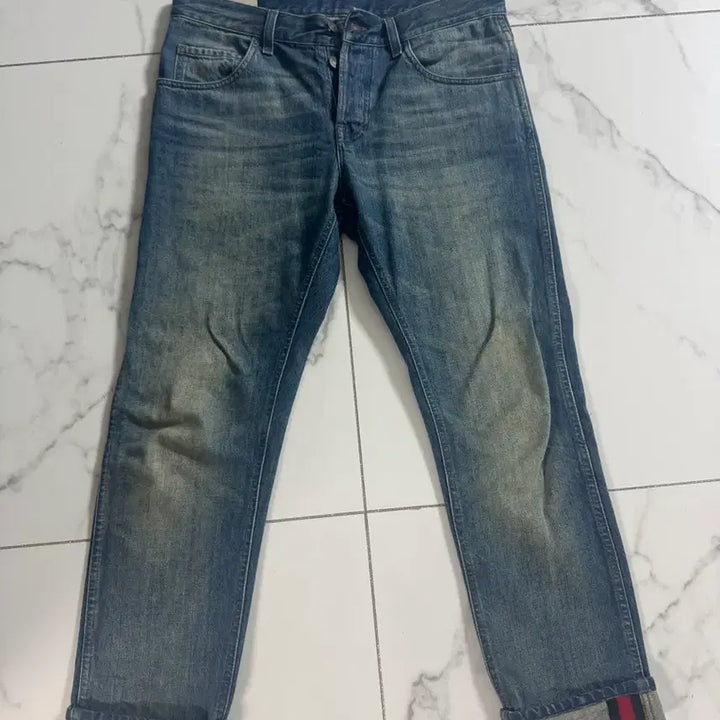 [BUNJANG] 구찌 ㄱ롤업 데님 청바지 31사이즈 / 구찌 ㄱ롤업 데님 청바지 31사이즈